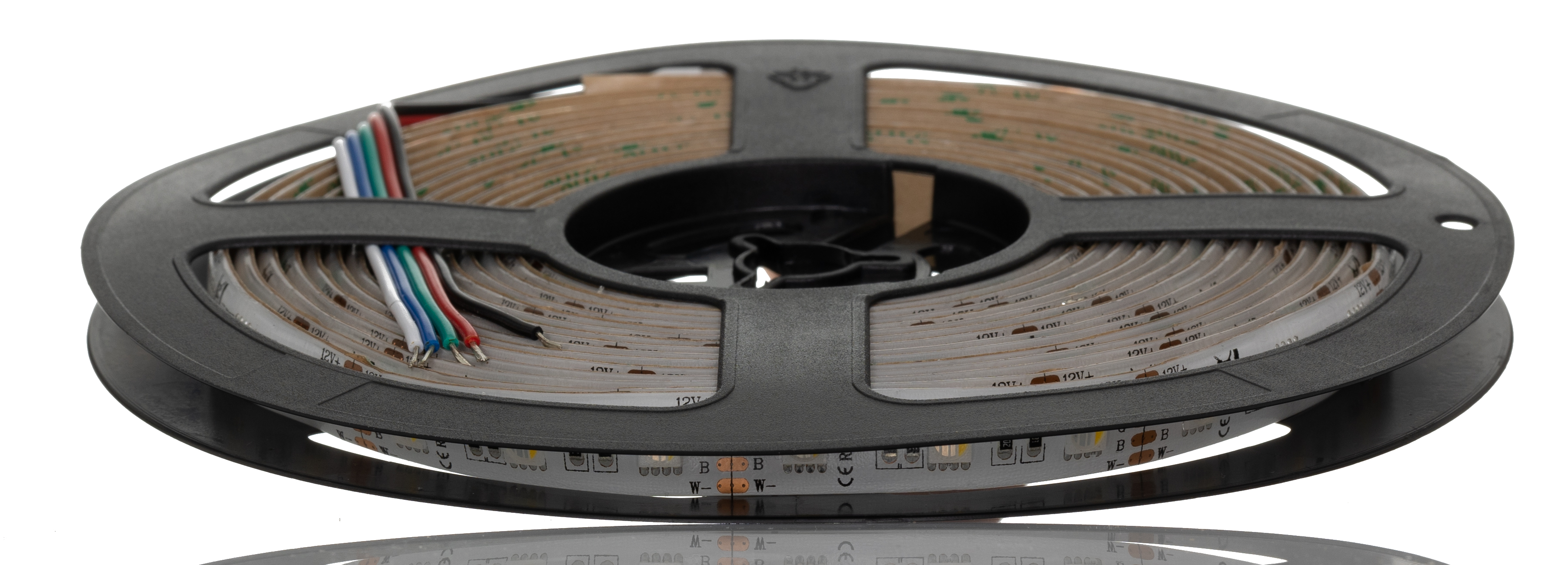RS PRO 12V dc RGB LED Strip Light, 4000K Colour Temp, 5m Length