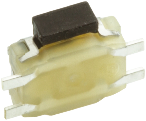 Wurth Elektronik Black Tactile Switch, SPST 50 mA @ 12 V dc 2.6mm Surface Mount