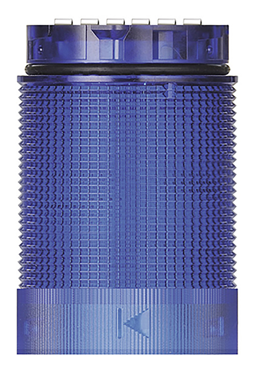 Werma KombiSIGN 40 Series Blue Multiple Effect Beacon Tower, 24 V ac/dc, LED Bulb, AC, DC, IP66