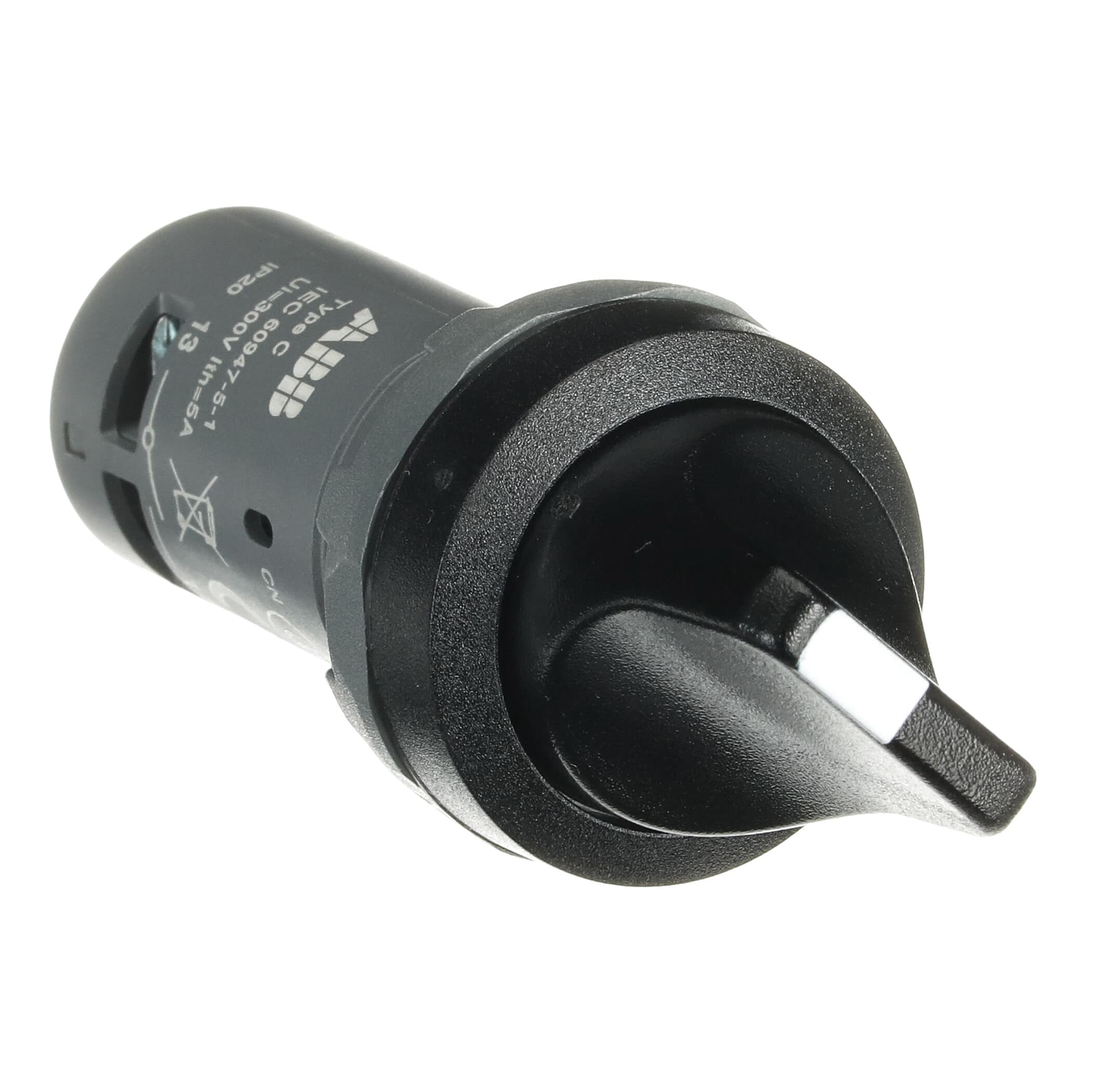 ABB Short Handle Selector Switch - (1NO) 2 Positions
