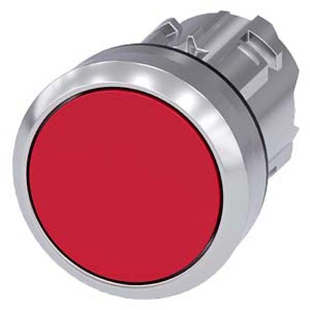 Siemens SIRIUS ACT 3SU10 Series Red Pull to Release Push Button, 22mm Cutout, IP66, IP67, IP69K