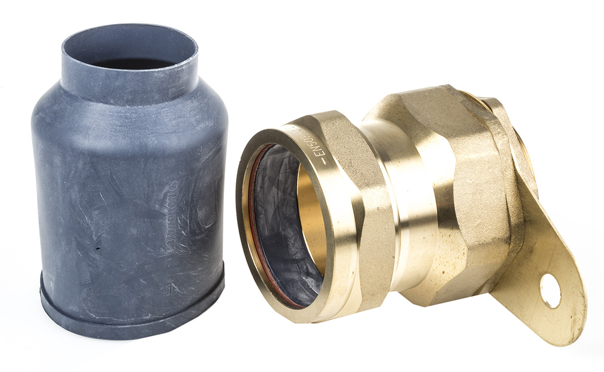 Prysmian LSF-CW Series Steel Cable Gland Kit, M63 Thread, 51.3mm min., 65.3mm max., IP66