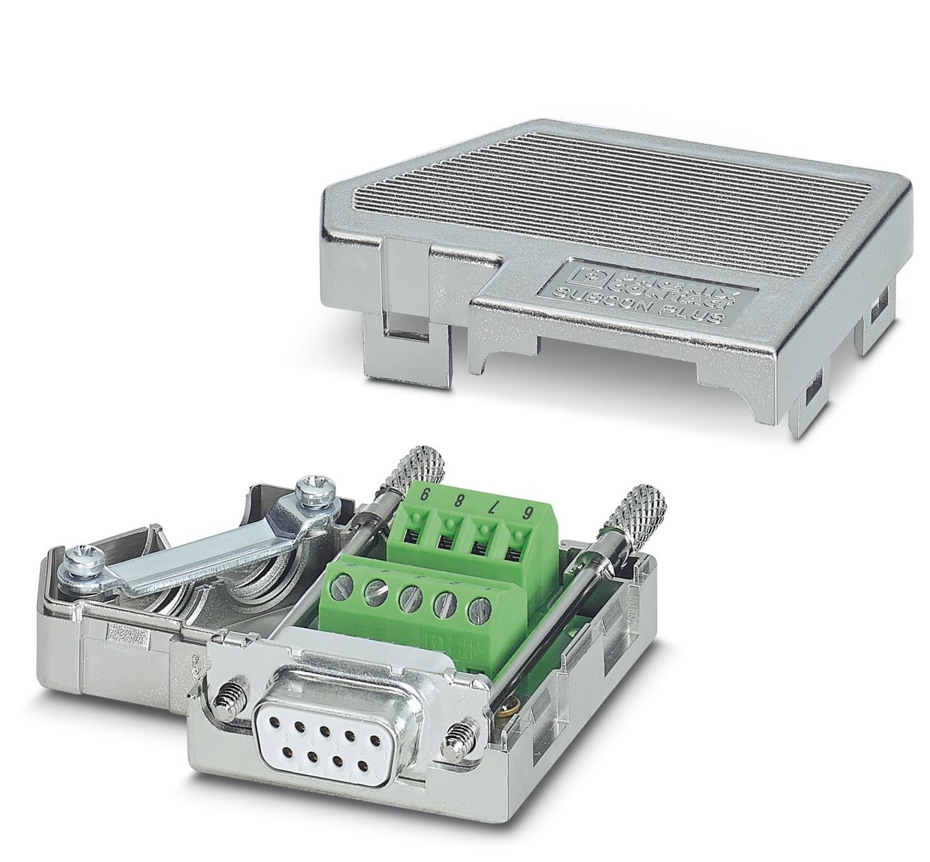 Phoenix Contact SUBCON-PLUS 9 Way 35 ° Cable Mount D-sub Connector Socket