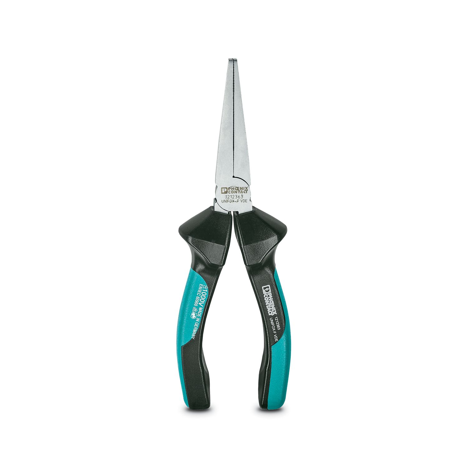 Phoenix Contact 1212363 Flat Nose Pliers, 160 mm Overall, VDE/1000V