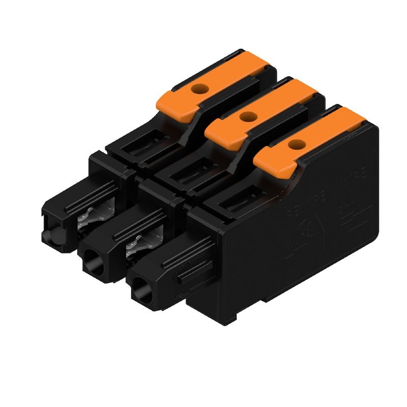 Weidmüller, 7.5mm Pitch, OMNIMATE 4.0, 3 Way, , Pluggable Terminal Block, Plug, PCB Mount, Snap In Termination,