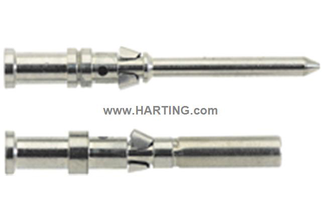 HARTING Han D Female 10A Crimp Contact Minimum Wire Size 0.14mm² Maximum Wire Size 0.37mm² for use with Heavy Duty