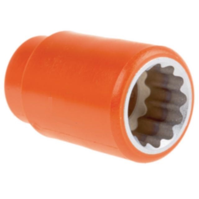 ITL Insulated Tools Ltd 1/2 in Drive 20mm Insulated Standard Socket, 12 point, VDE/1000V, 50 mm Overall Length