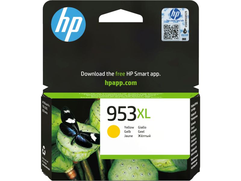 Hewlett Packard F6U18AE Yellow Ink Cartridge