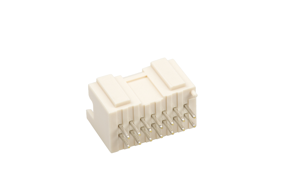 JST PAD Series Straight Through Hole PCB Header, 14 Contact(s), 2 mm Pitch, 2 Row, Shrouded
