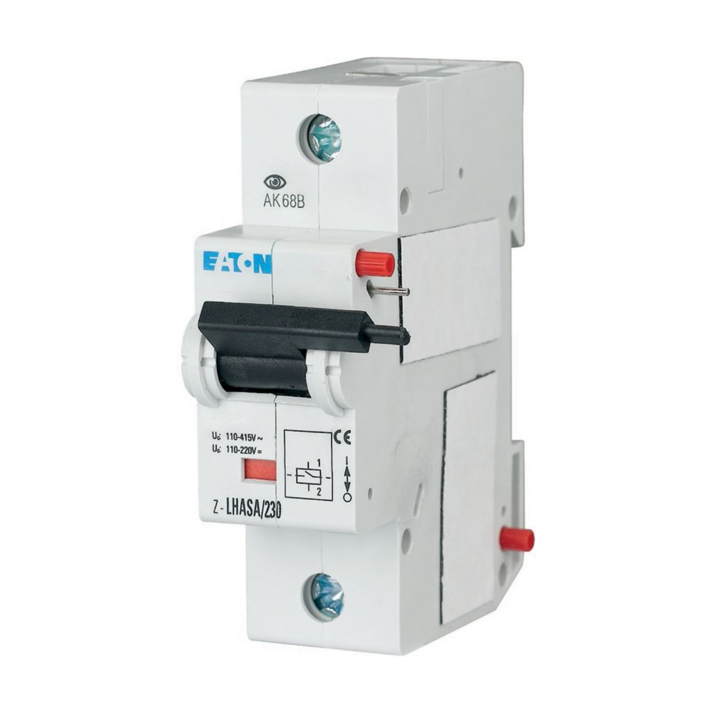 Eaton Shunt Release, 2 Contact, 1NC/1NO, Left Mount, Eaton Distribution Z-LHASA