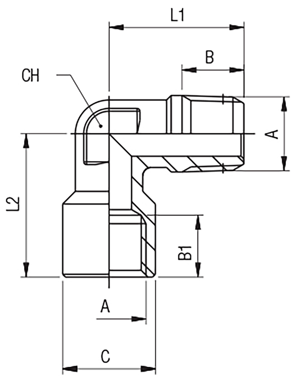 RS PRO Fitting Fitting 1/2in