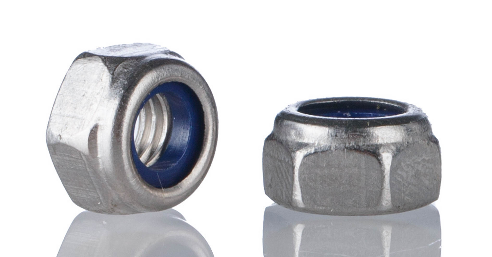 RS PRO, Bright Zinc Plated Steel Lock Nut, DIN 982, M10