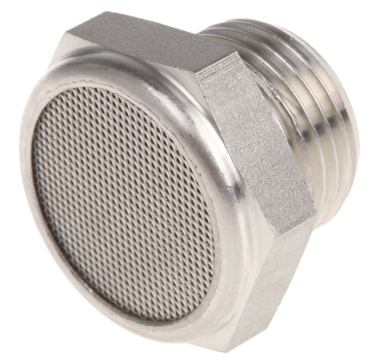 Legris 0682 Stainless Steel 12bar Pneumatic Silencer, Threaded, G 3/8 Male