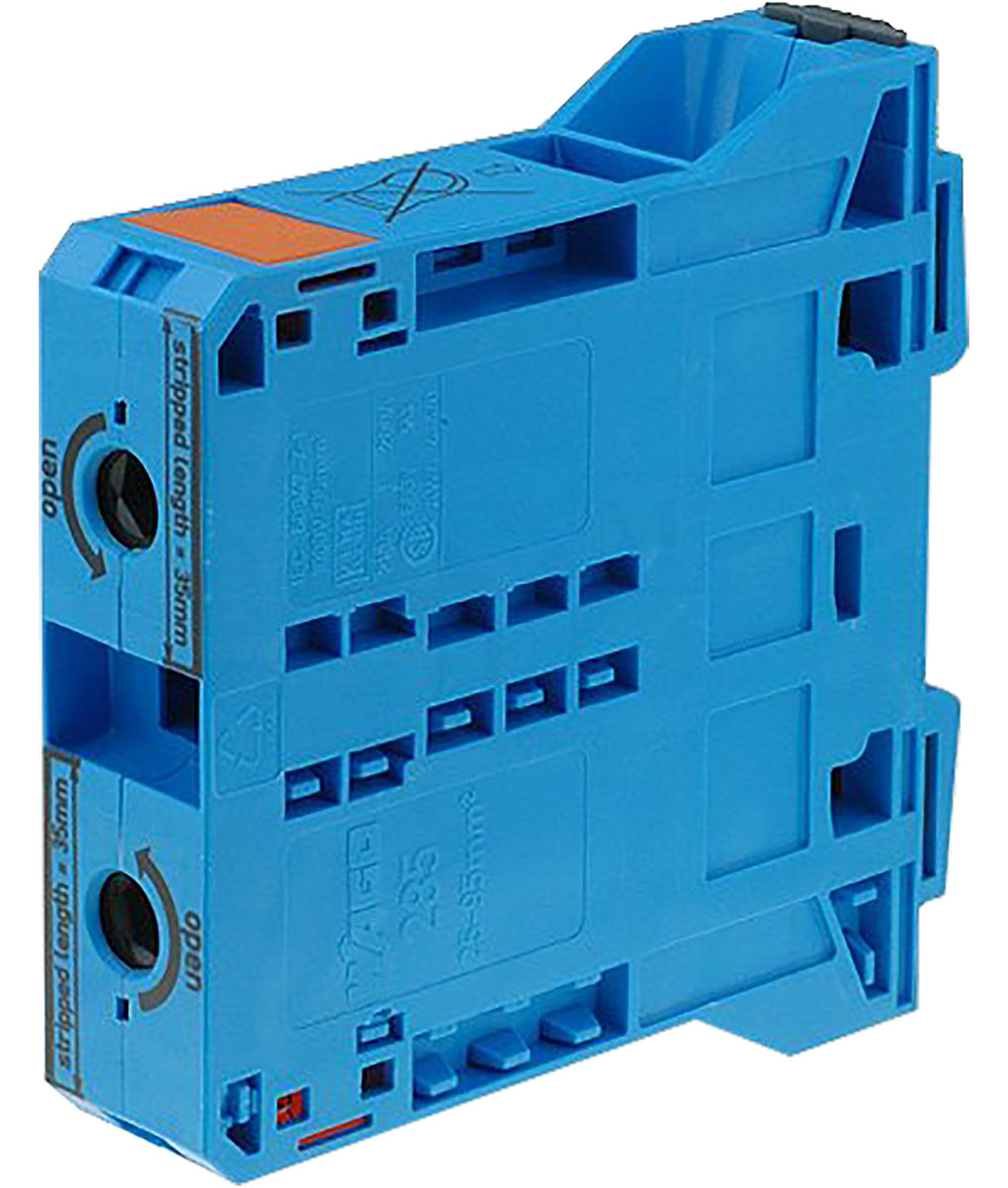WAGO 285-194 285 Series Blue, 95mm², Single-Level, Power Cage Clamp Termination