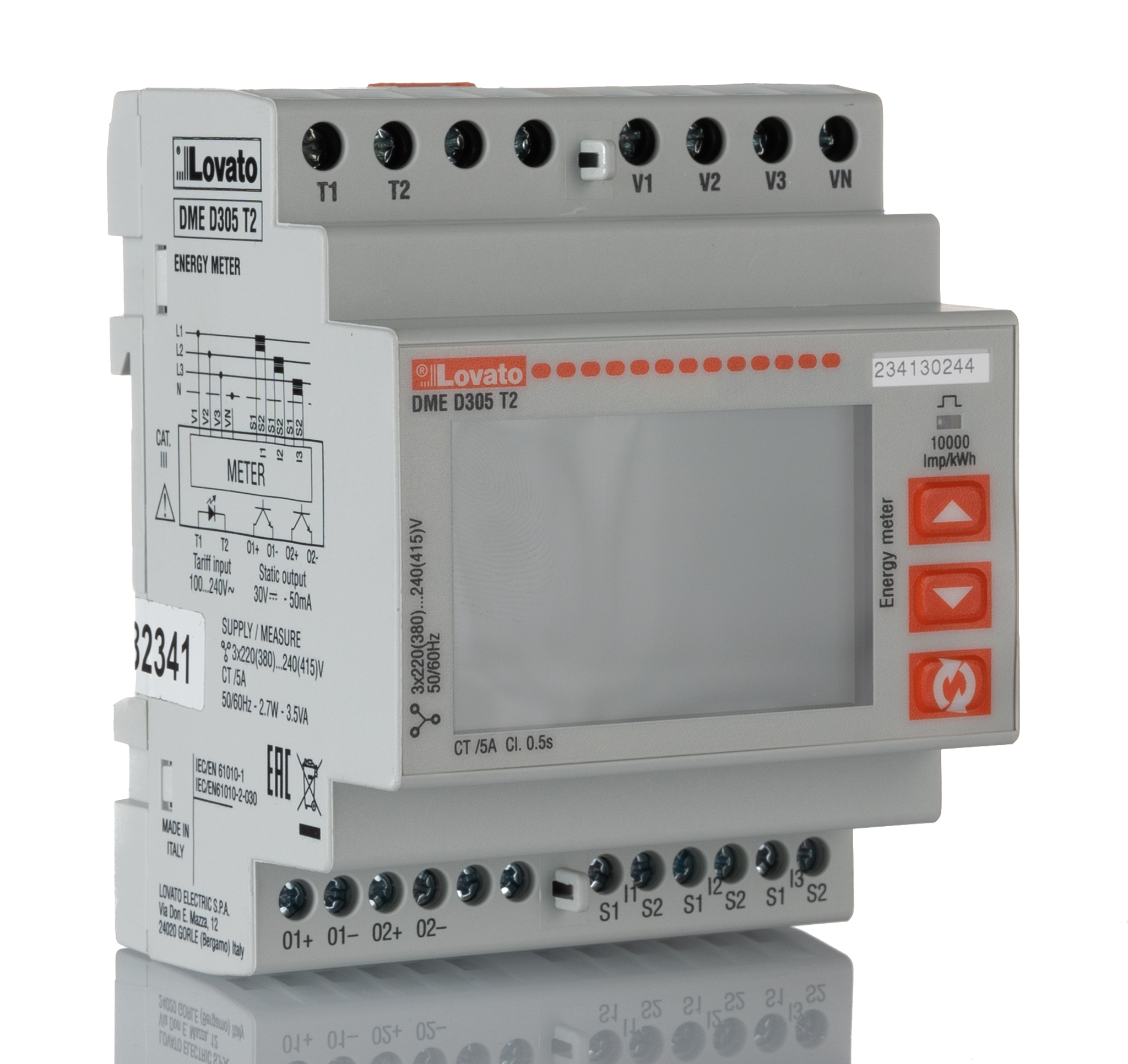 Lovato 3 Phase LCD Energy MeterEnergy Meter