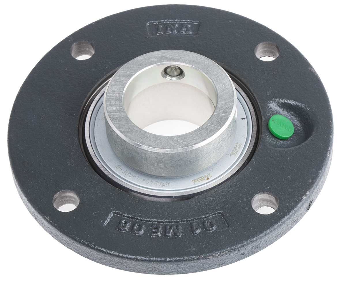 4 Hole Flange Bearing Unit, PME40-XL-N, 40mm ID