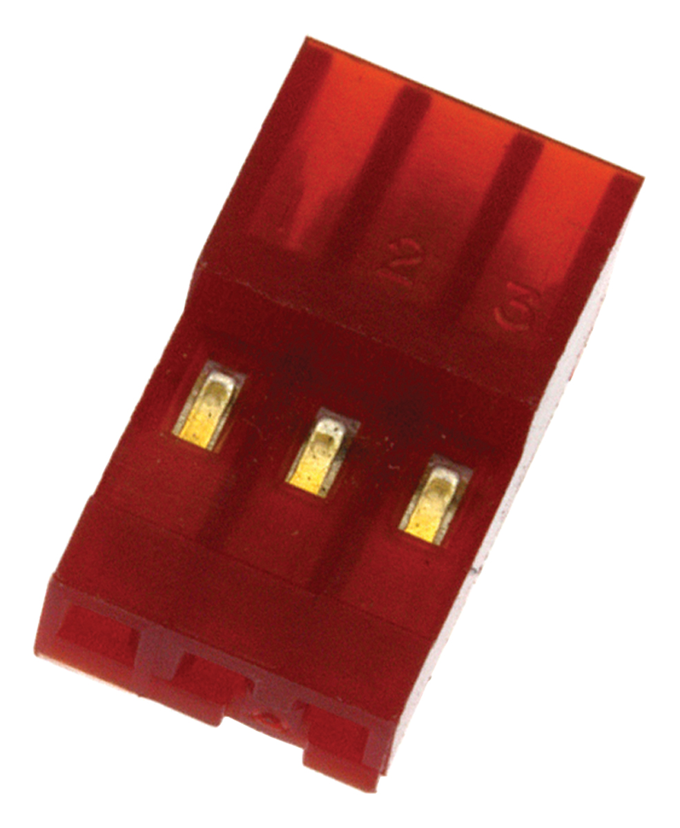 TE Connectivity 3-Way IDC Connector Socket for Cable Mount, 1-Row