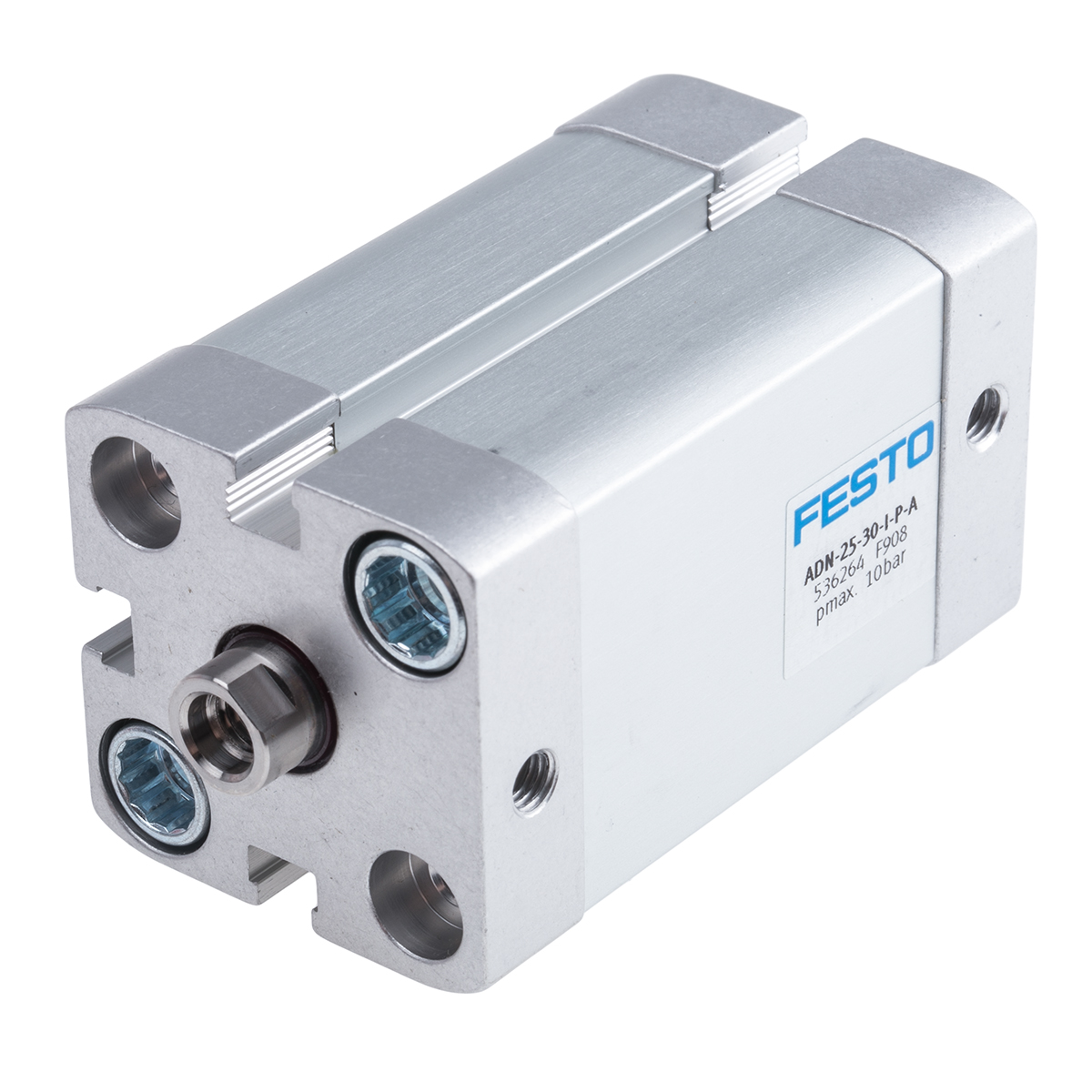 Festo Pneumatic Cylinder - 536264 25 mm Bore, 30 mm ADN Series, Double Acting Acting