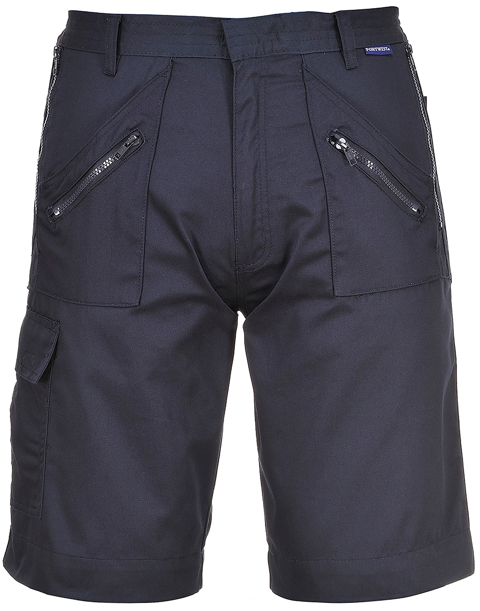 RS PRO Navy Polycotton Work shorts, XL