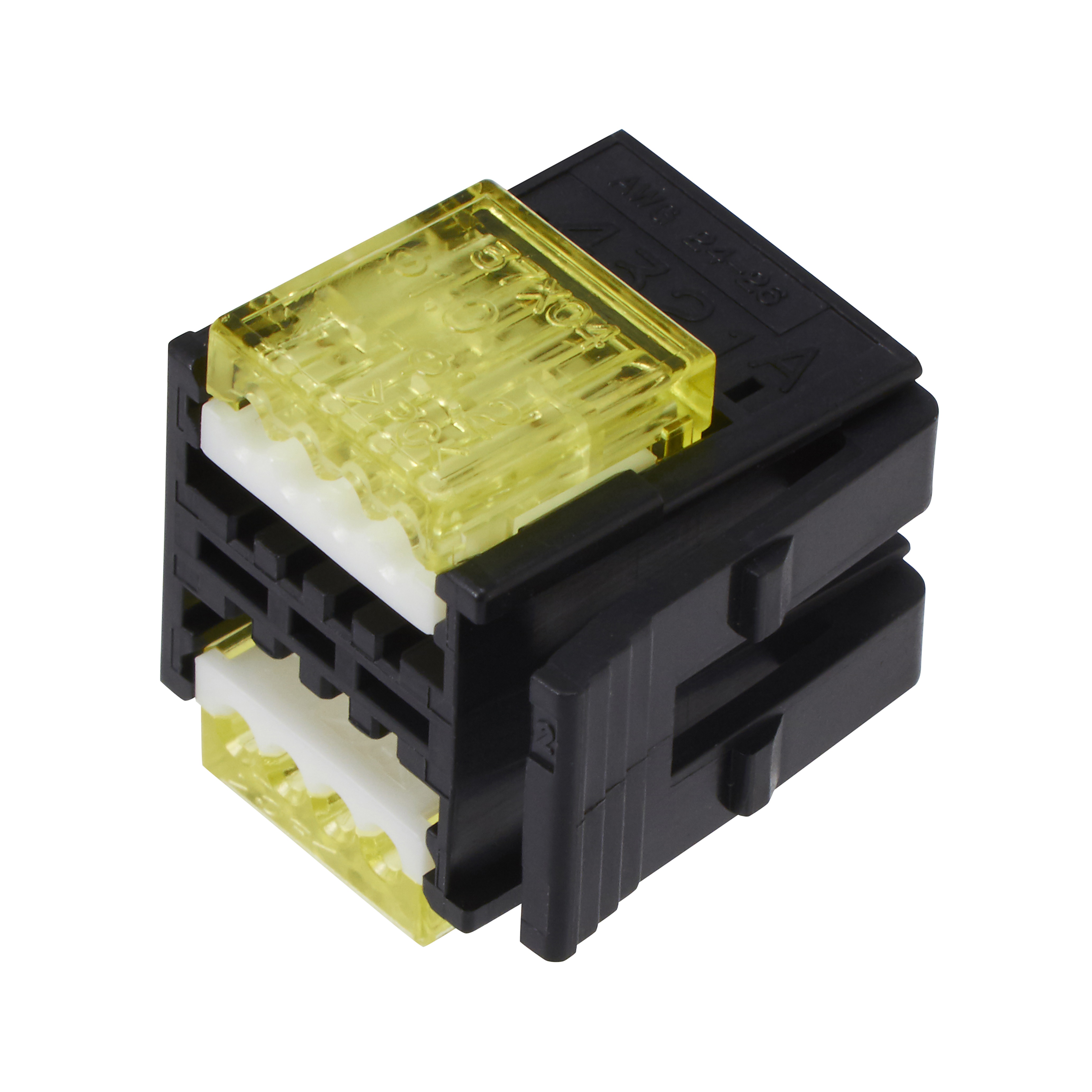 3M 371 Series Terminal Plug, 4-Way, 3A, 20 → 26 AWG Wire, IDC Termination