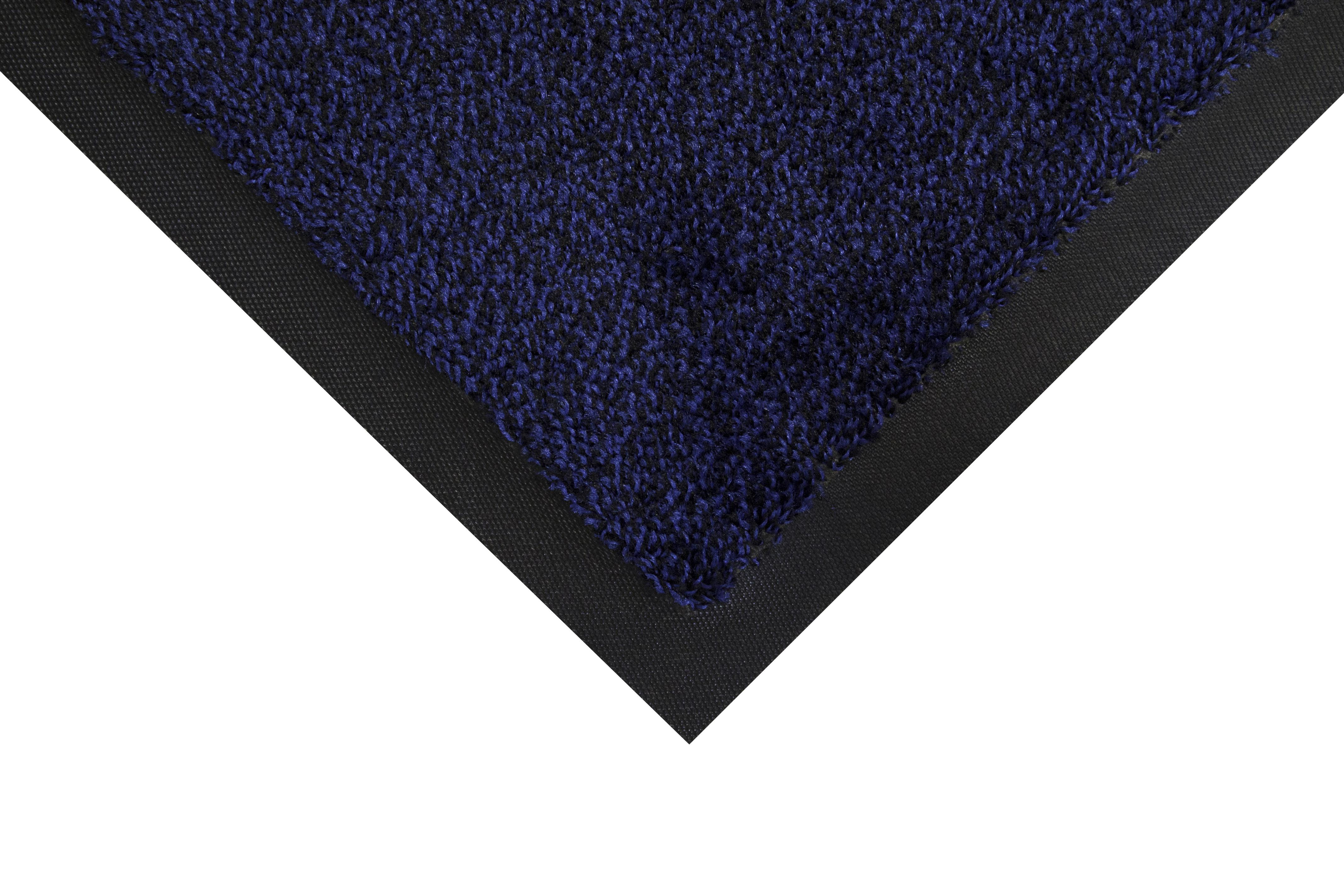 Coba Europe COBAwash, Entrance Mat, Straight Set, Indoor Use, Black/Blue, 0.85m 1.5m 8mm
