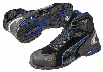 Puma Safety Black Aluminium Toe Capped Safety Boots, UK 9, EU 43