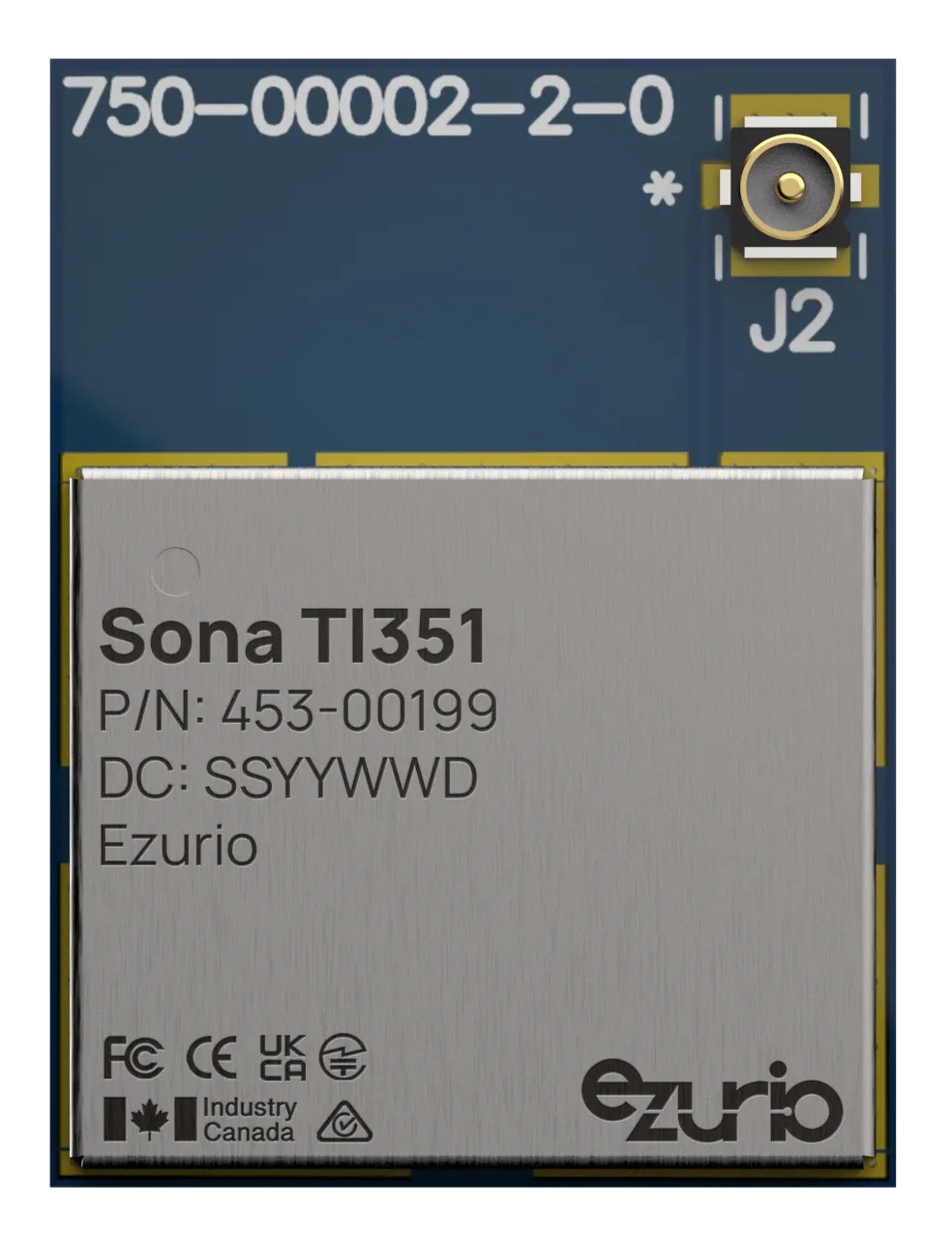 Ezurio 453-00199C 3.3V dc WiFi Module PCM, SDIO, UART