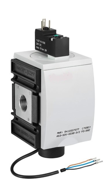 EMERSON ? AVENTICS 3/2 Pneumatic Solenoid Valve - Pilot/Spring G 1/4 AS2-SOV Series 24V dc