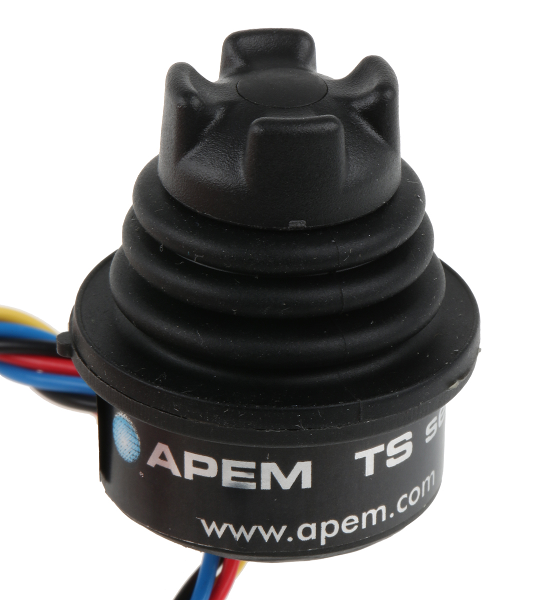 Apem 2-Axis Joystick Switch Castle, Hall Effect, IP68, IP69K 5V