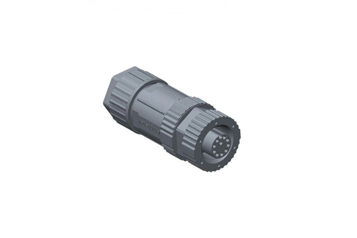Amphenol Industrial Industrial Circular Connector, 3 Contacts, Threaded, M12 Connector, Socket, Female, IP68, M Series