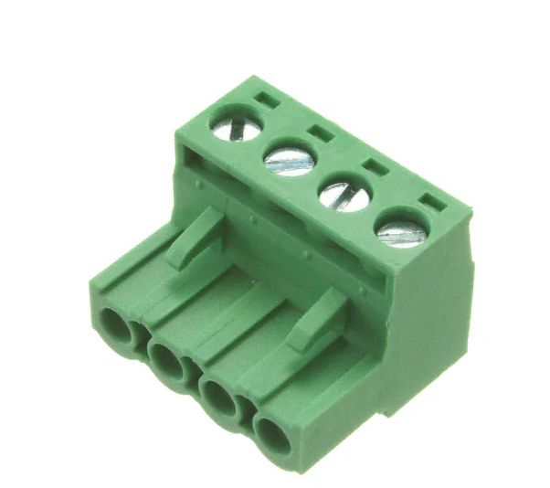 RS PRO, 5.08mm Pitch, 4 Way, Pluggable Terminal Block, Plug, Free Hanging (In Line)