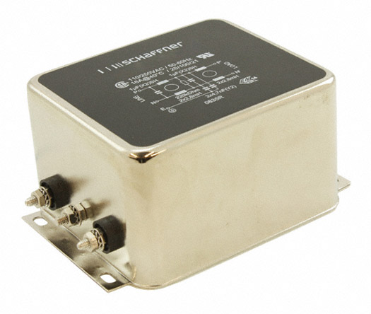 Schaffner, FN2070 16A 250 V ac/dc 400Hz, Chassis Mount EMI Filter, Stud, Single Phase