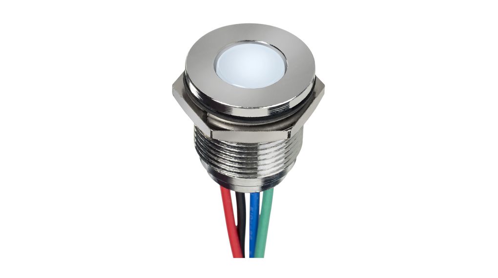APEM RGB LED Q19F5C Q19F5CZZRGB12E-CA