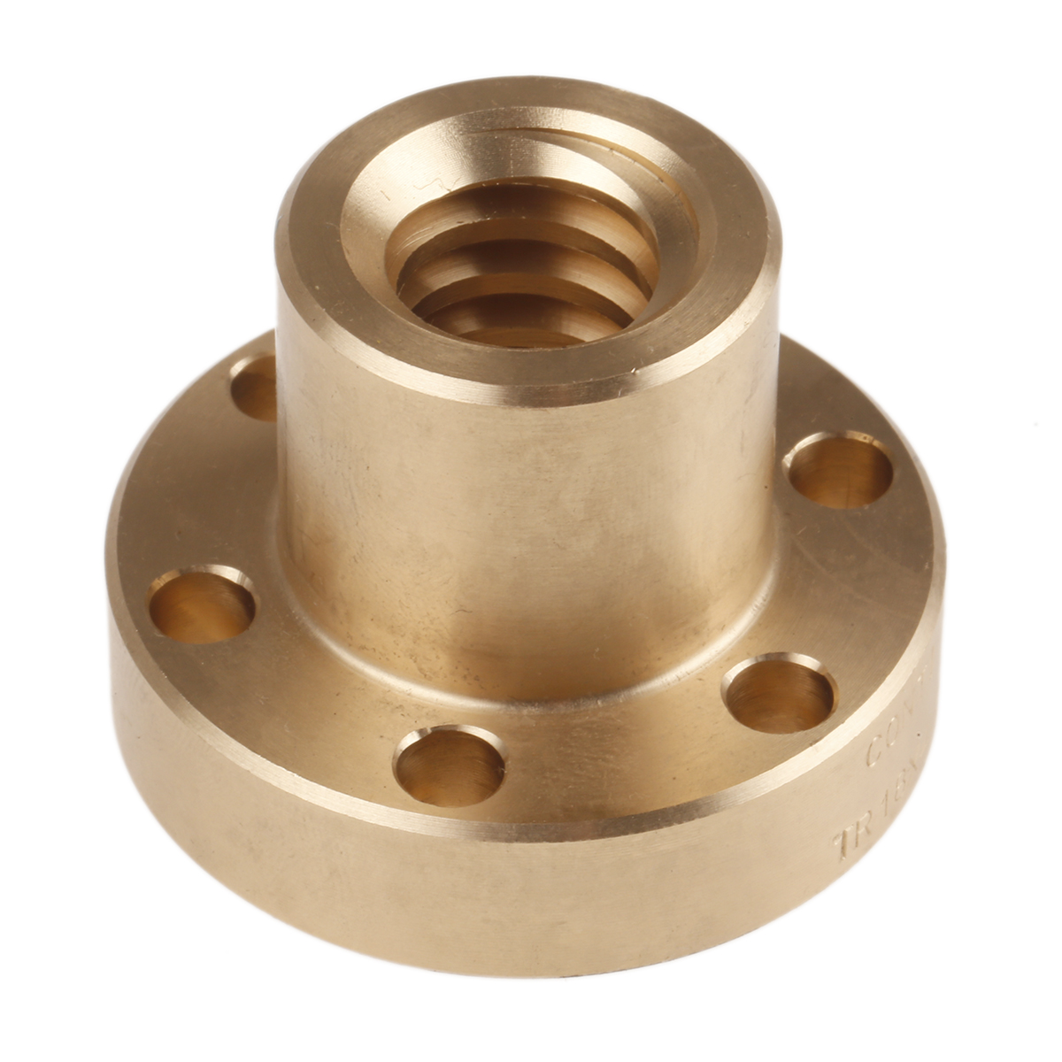 RS PRO Flanged Round Nut For Lead Screw, For Shaft Dia. 18mm
