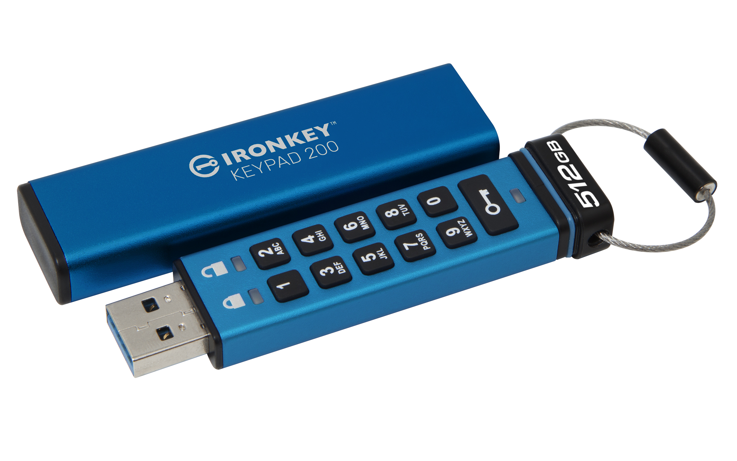 Kingston IronKey Keypad 200 512 GB USB 3.2 USB Flash Drive