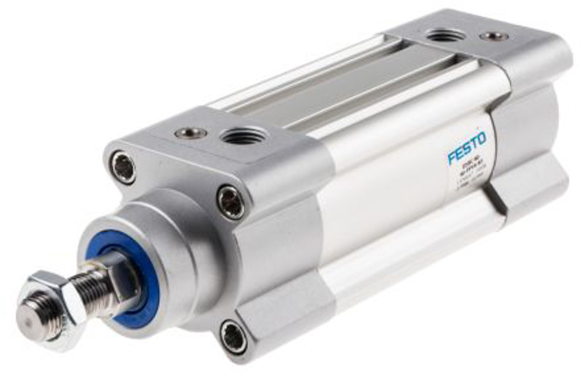 Festo Pneumatic Piston Rod Cylinder - 1376904 40 mm Bore, 40 mm DSBC Series, Double Acting Acting