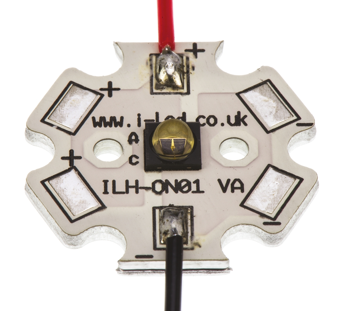 ILH-IO01-85SL-SC201-WIR200. ILS, OSLON Black PowerStar 850nm IR LED Module, PCB SMD package