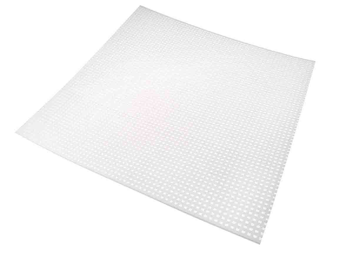 RS PRO White Plastic Sheet, 500mm x 500mm x 2mm