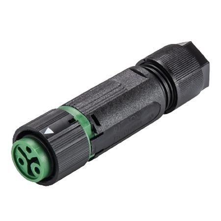 Wieland RST MINI Series Connector, 3-Pole, Female, 3-Way, Push-In, 16A, IP66, IP68, IP69