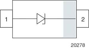 Vishay VTVS15ASMF-M3-08, Uni-Directional TVS Diode, 400W, 2-Pin DO-219AB
