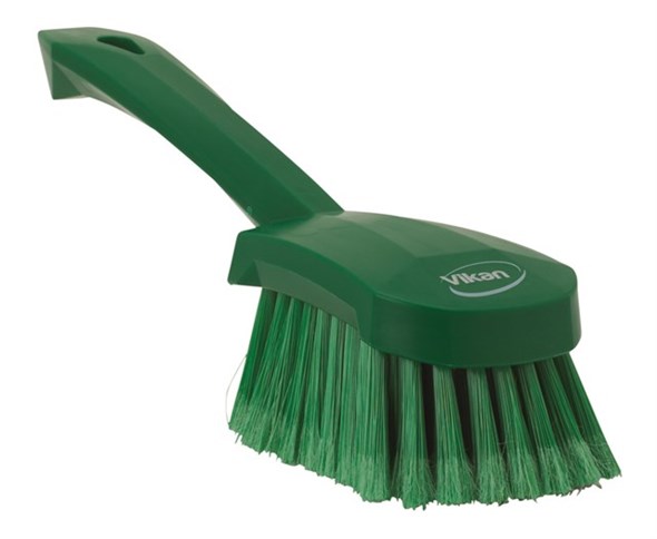 Vikan Soft Bristle Blue Scrubbing Brush, 270mm bristle length, Polyester, Polypropylene, Stainless Steel bristle