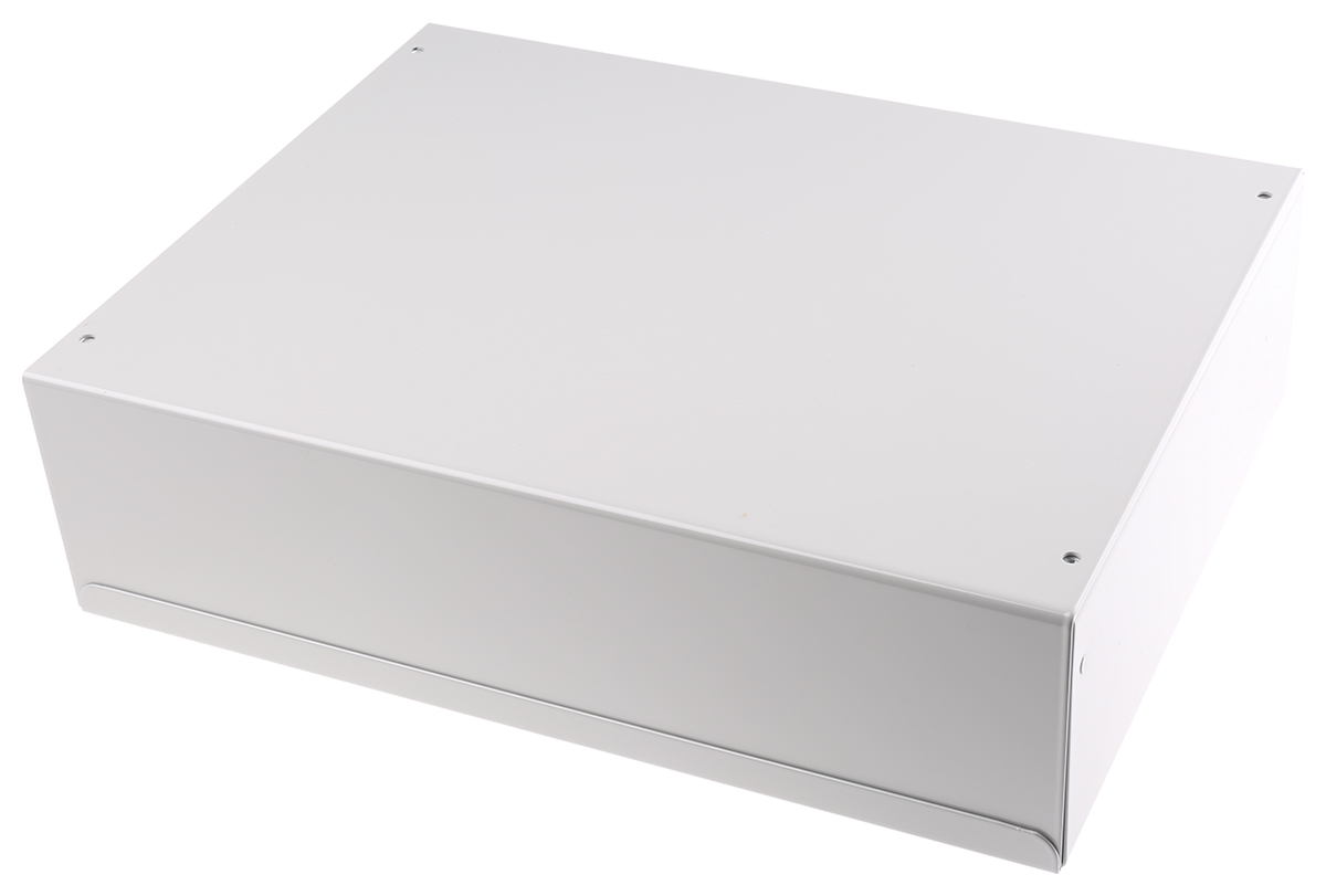 RS PRO Grey Cold Rolled Steel Instrument Case, 350 x 270 x 95mm