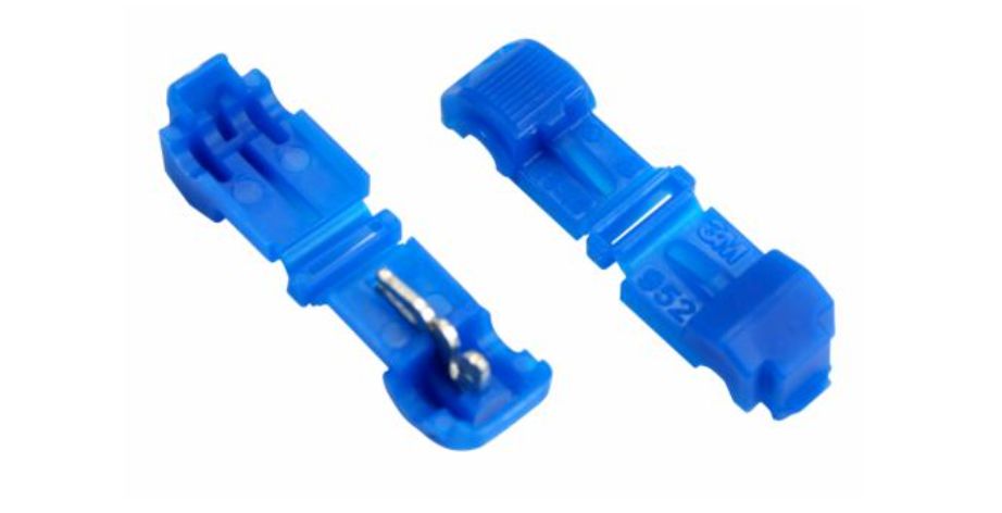 3M, 952S T-Tap Splice Connector, Blue, Nylon 14 → 18 AWG