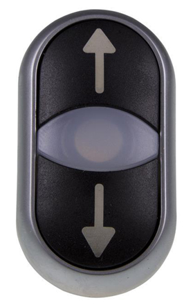 Eaton RMQ Titan M22 Series Black Momentary Push Button, 22mm Cutout, IP66