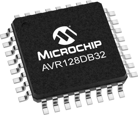 Microchip AVR128DB32-I/PT, 8 bit AVR, AVR DB Microcontroller, 10 MHz, 128kB FLASH, 32-Pin TQFP