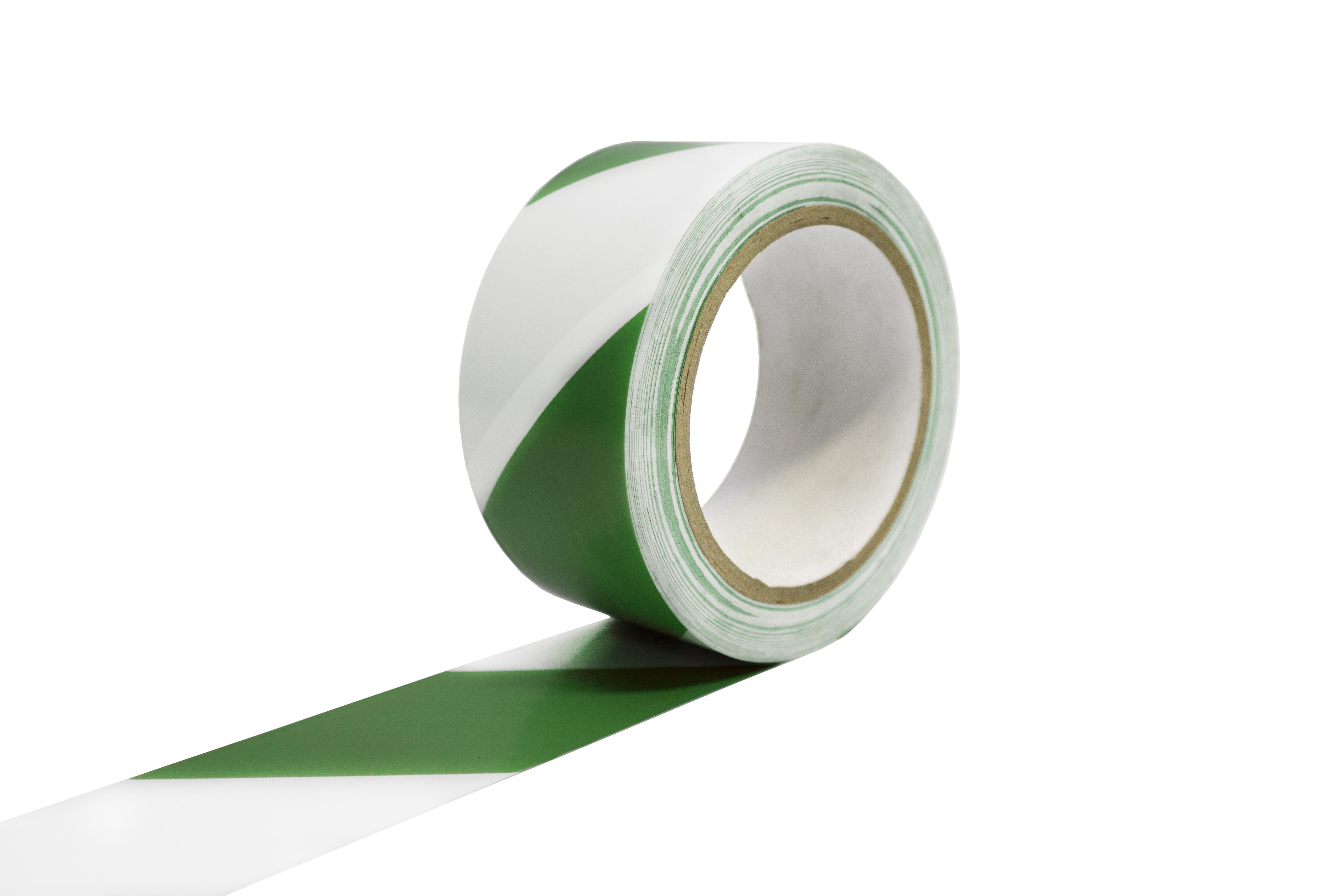 Coba Europe Green/White PVC 33m Hazard Tape