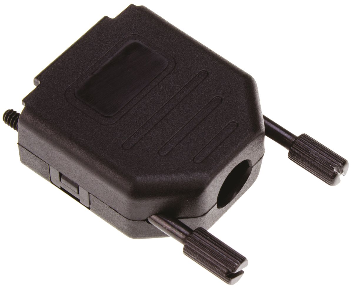 MH Connectors MHDPPK-SLIM Series Polyamide D Sub Backshell, 15 Way, Strain Relief