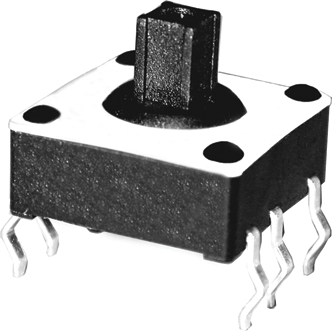 KNITTER-SWITCH Tactile Switch, SPDT 50 mA @ 12 V dc PCB