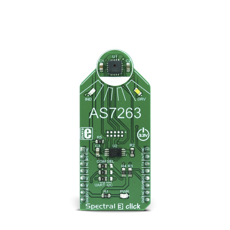 MikroElektronika Development Kit Spectrometry Applications, Spectral Identification
