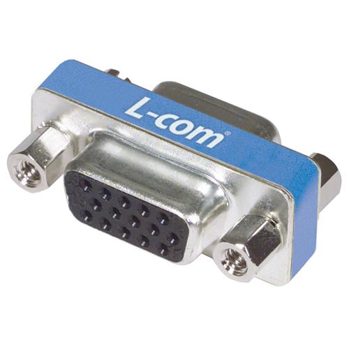 L-Com D Sub Adapter Female 15 Way D-Sub to Female 15 Way D-Sub